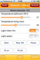 DeviLAN App remote control